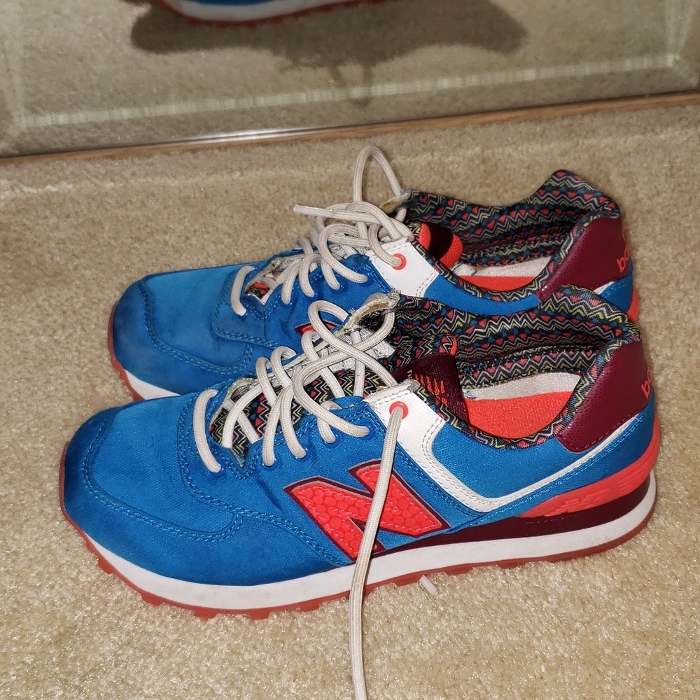 Patterned New Balance Tennis shoes